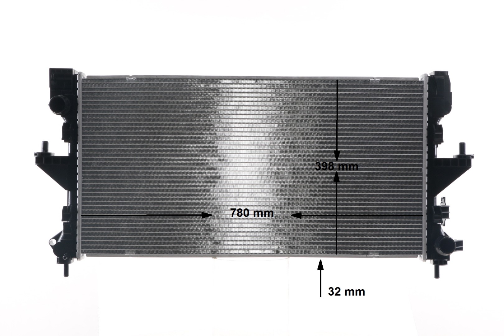 Numer OEM 16 290 867 80 - Chłodnica, układ chłodzenia silnika CR 2106 000S OPEL, FORD, PEUGEOT, FIAT, CITROËN