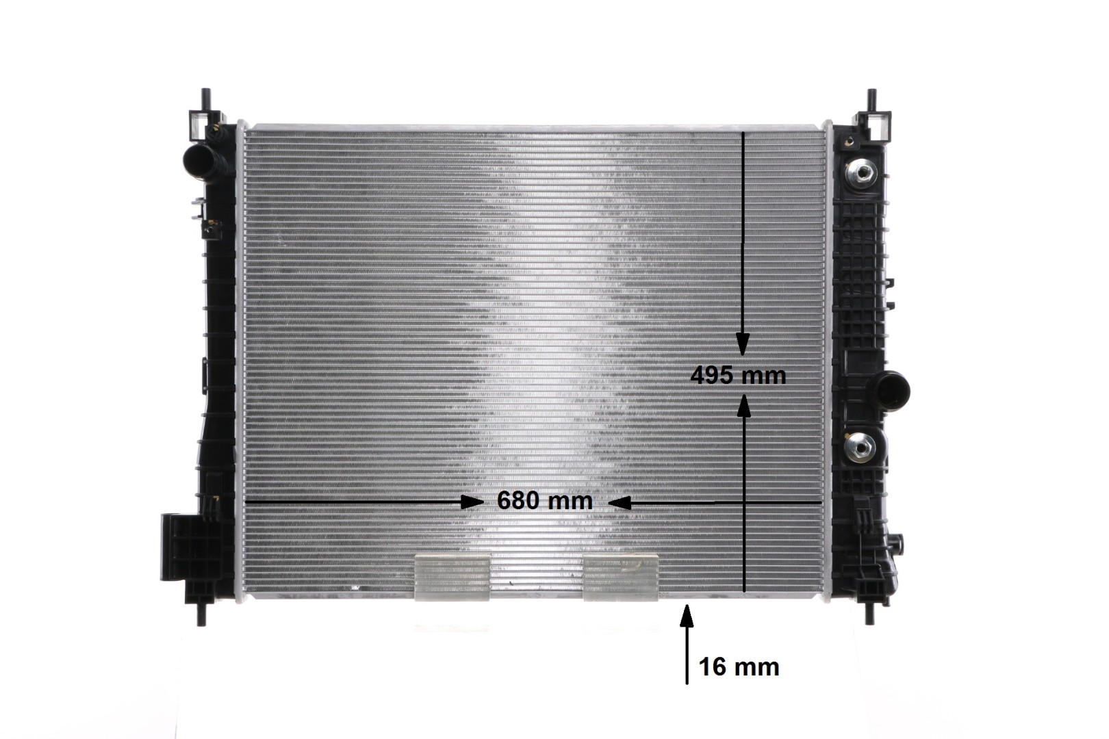 Número OEM 1300 366 - Radiador, refrigeración del motor CR 2263 000S OPEL, VOLVO, GMC, VAUXHALL