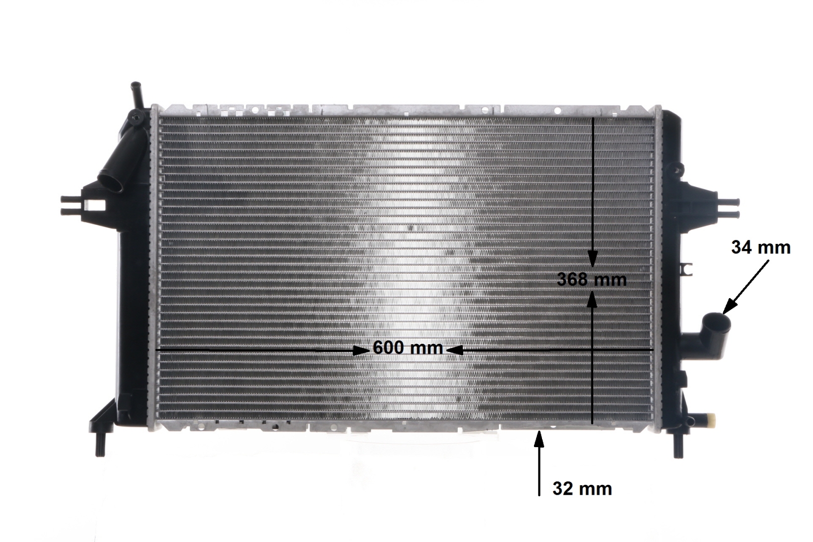 Radiator, motorkjøling CR 305 000S MAHLE ORIGINAL OPEL Astra G CC (T98) 1.7 CDTI (F08, F48) 2003 80 hk