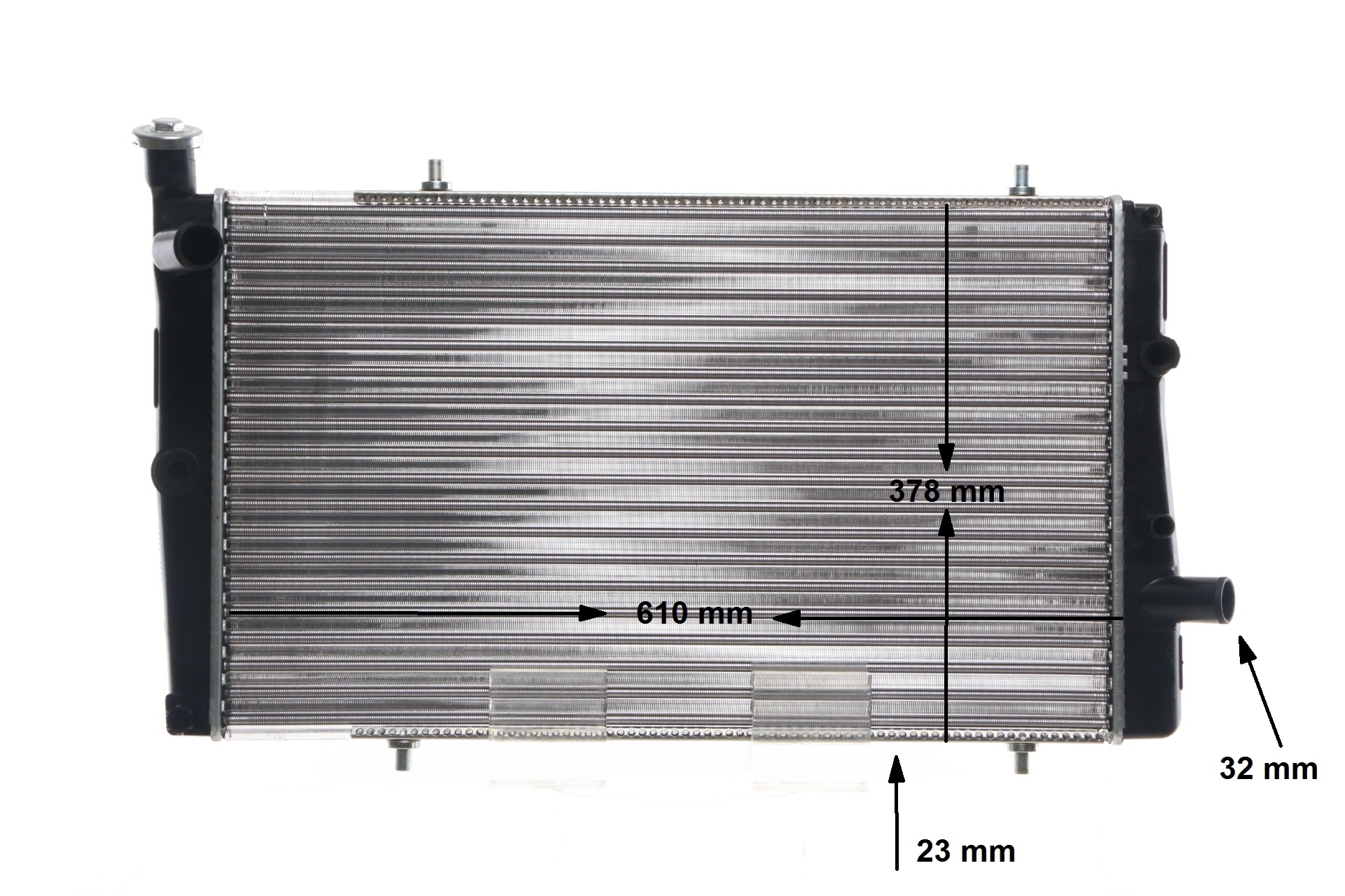 MAHLE ORIGINAL CR 444 000S radiator PEUGEOT 405 I Saloon (15B) 1.9 Sport MI-16 147hp 1991