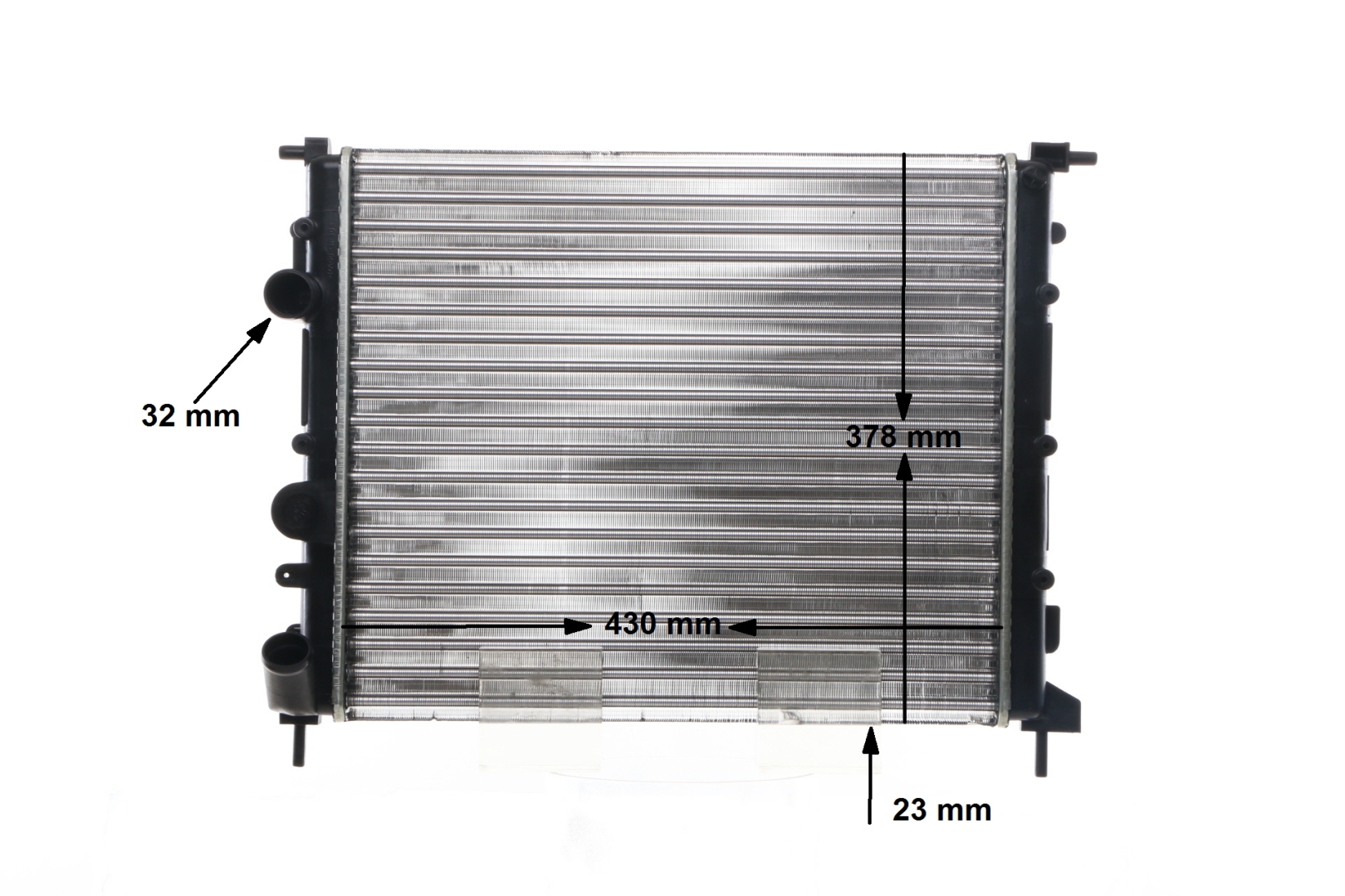 MAHLE ORIGINAL CR 449 000S radiateur RENAULT Clio II 3/5 portes (BB, CB) 1.4 (B/CB0C, B/CB0S) 75CV 2001
