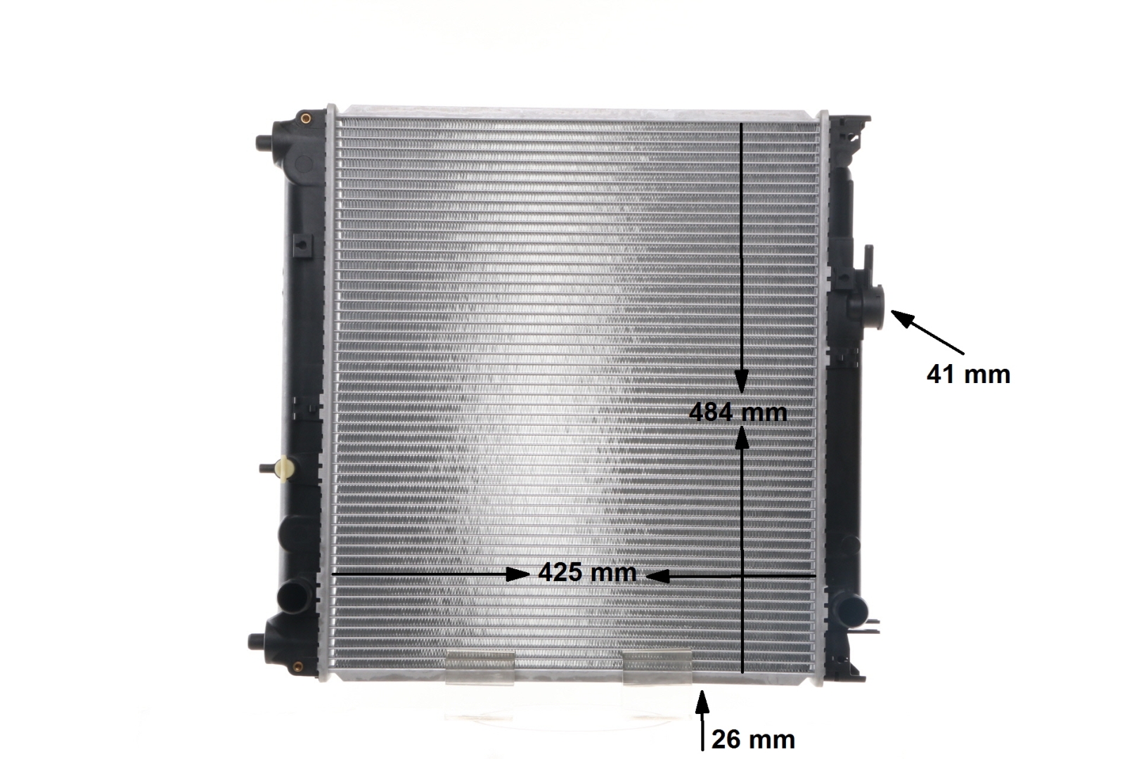 Numer OEM 17700-56B02 - Chłodnica, układ chłodzenia silnika CR 466 000S SUZUKI, CHEVROLET, ISUZU, CADILLAC, HUMMER
