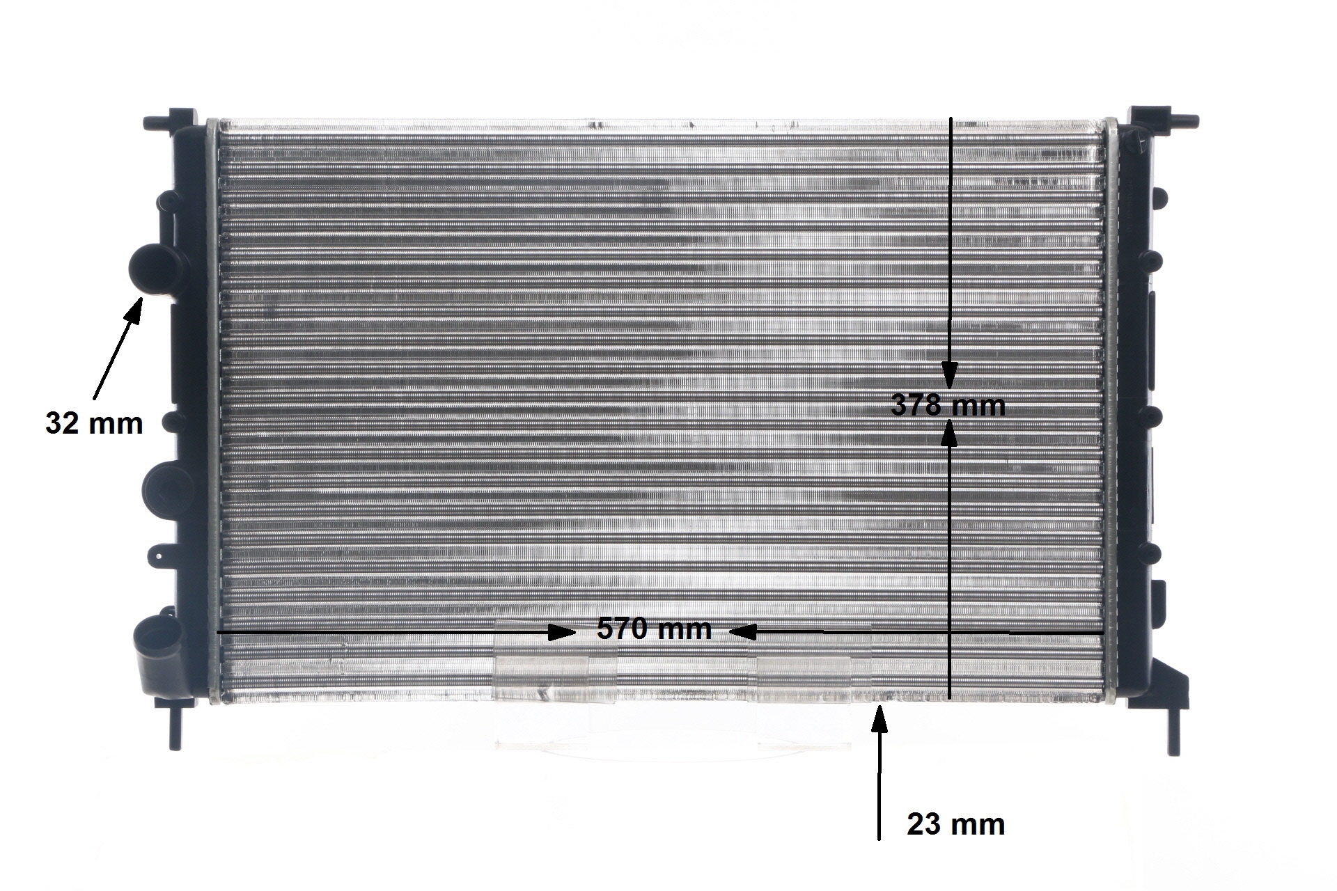 MAHLE ORIGINAL CR 494 000S radiateur RENAULT Scénic I (JA0/1, FA0) 1.6 (JA00) 110CV 2001