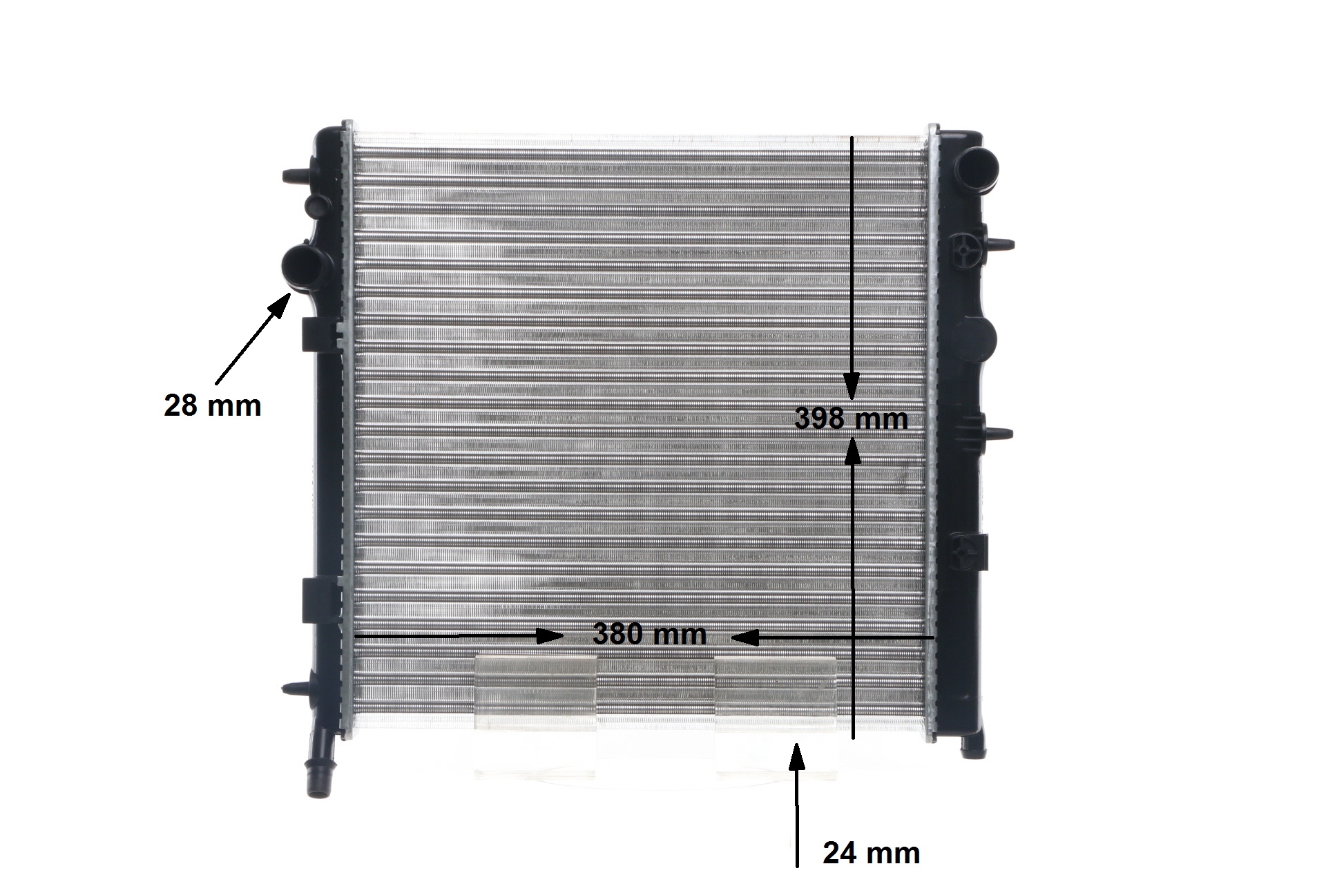 OEM nummer 1330 C0 - Radiator, motorkjøling CR 556 002S VW, VOLVO, FORD, PEUGEOT, CITROËN