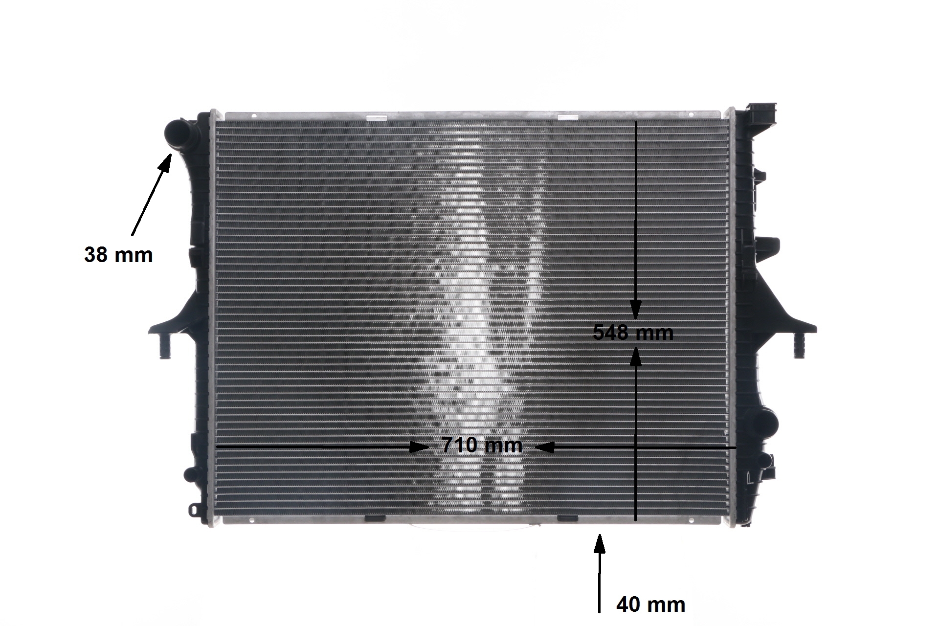 OEM nummer 7L6 121 253 C - Kylare CR 568 000S VOLVO, VW, AUDI, FORD, SKODA