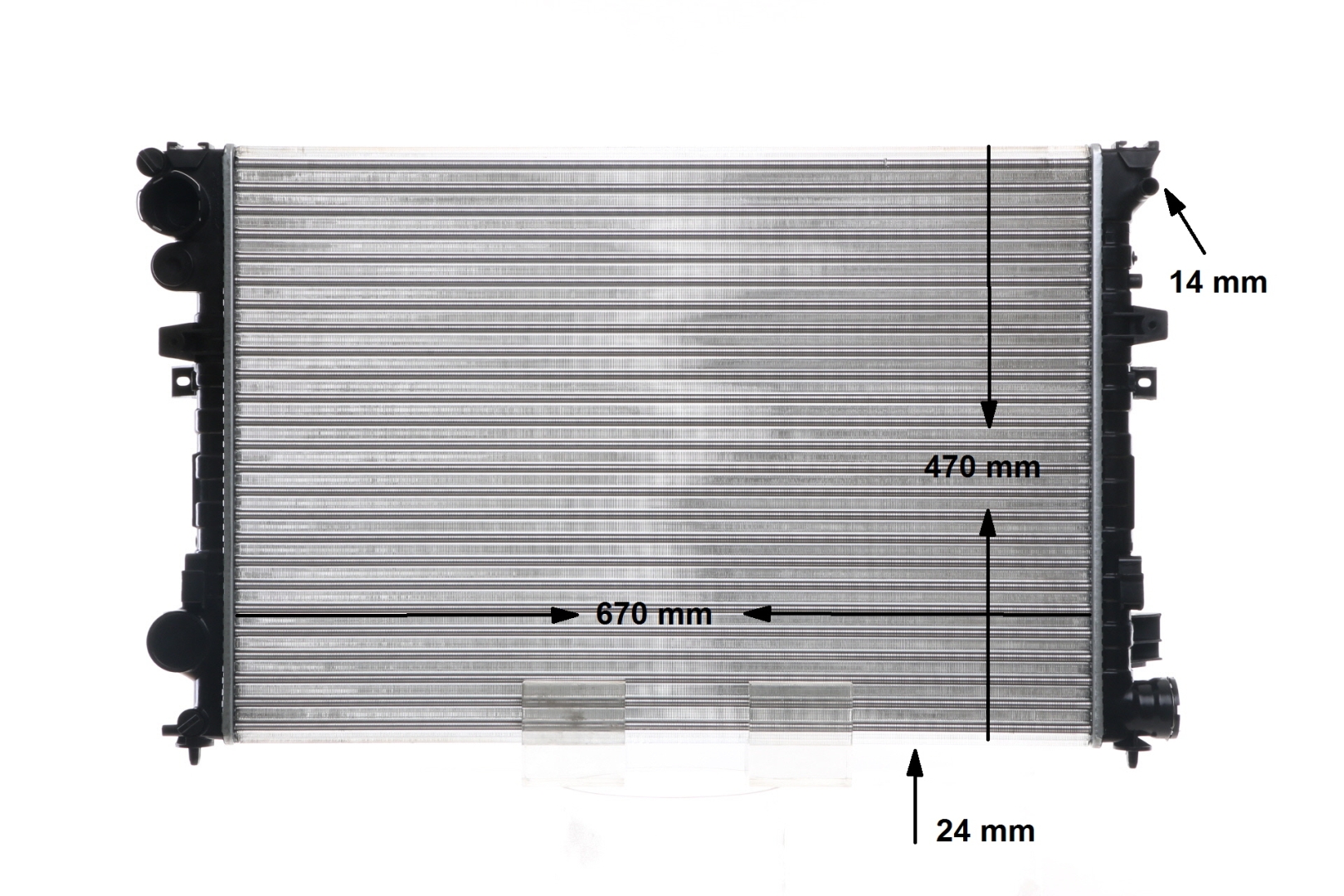 MAHLE ORIGINAL CR 587 001S radiateur FIAT Scudo I Break (220) 2.0 JTD 94CV 2005