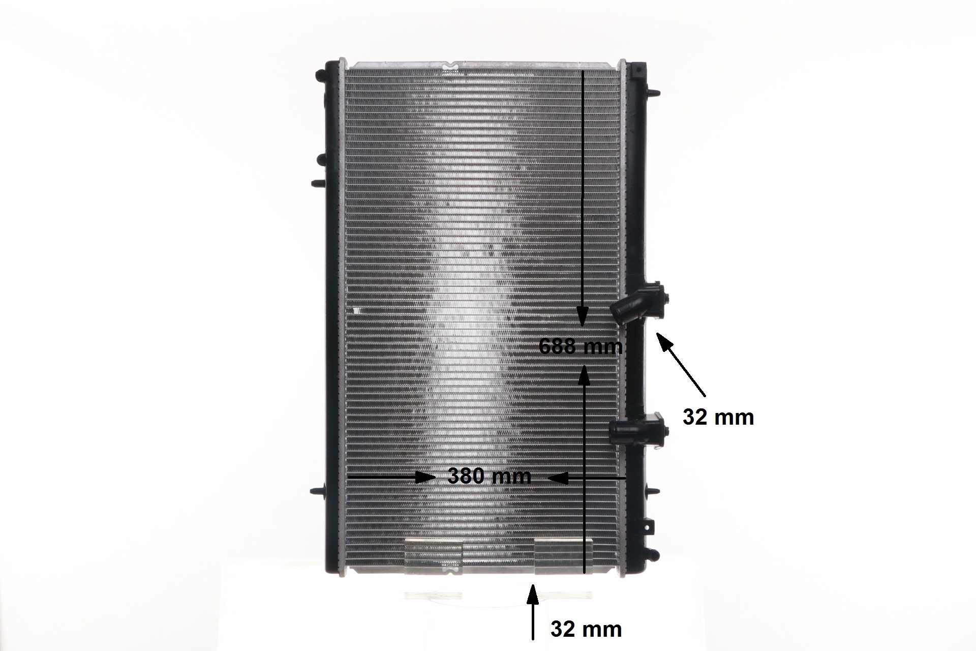 MAHLE ORIGINAL | Radiator Kjøleribber loddet CR 802 000S CITROËN C6 Sedan 2011 billige på nett