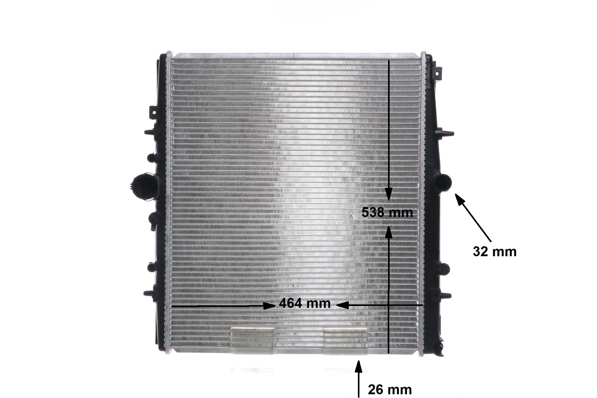 Numéro OEM 1330-H8 - Radiateur du moteur CR 851 000S PEUGEOT, CITROËN, FORD, FIAT, VOLVO