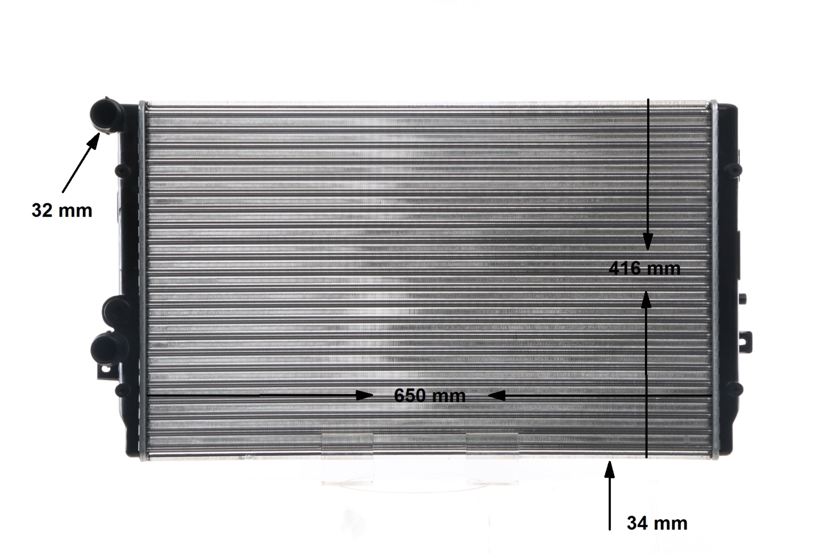MAHLE ORIGINAL CR 854 001S Radiateur du moteur Seat Leon 1