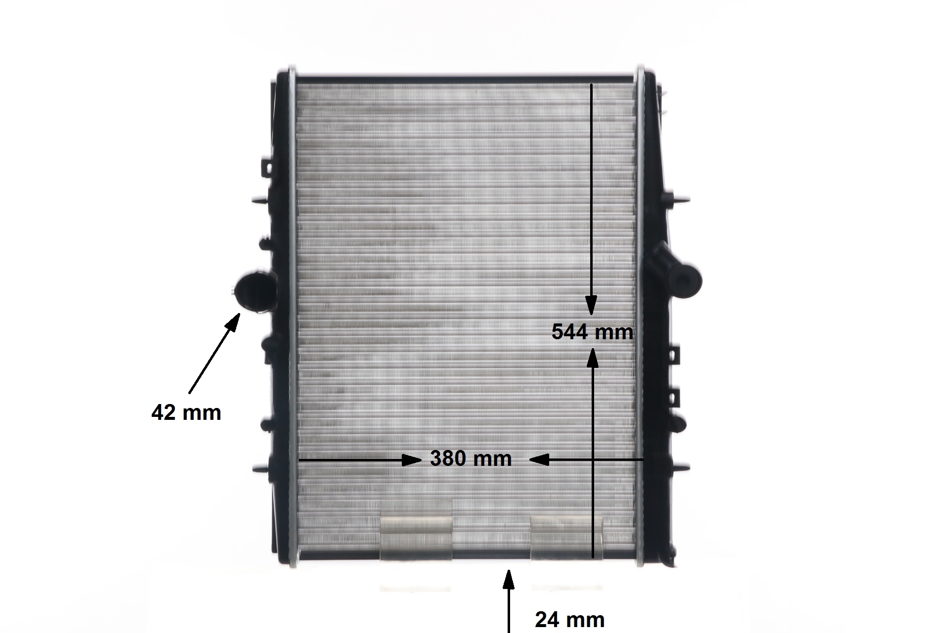 OEM nummer 1330-Q4 - Radiator, motorkjøling CR 883 000S VW, VOLVO, FORD, PEUGEOT, CITROËN