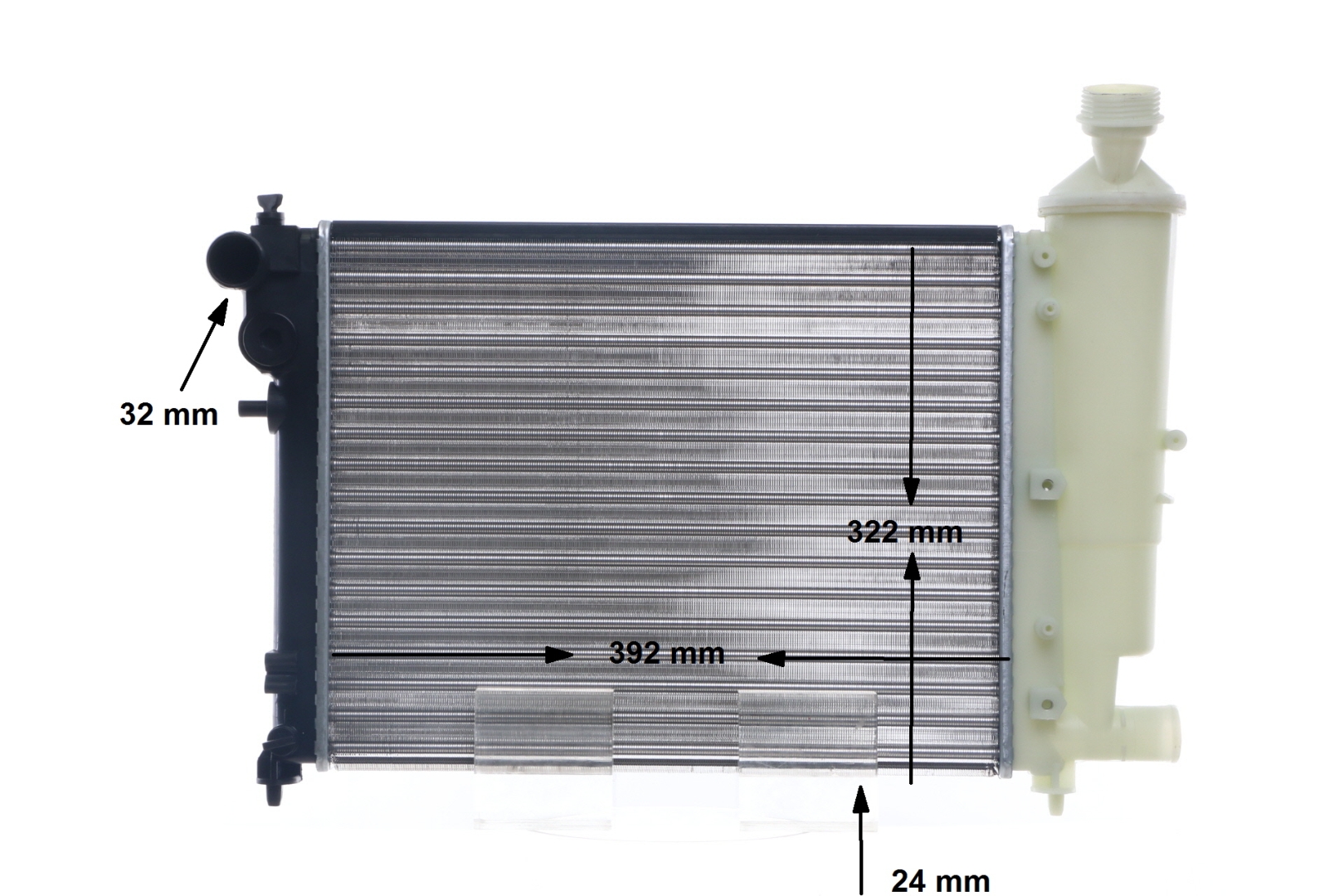 Numer OEM 1330 A6 - Chłodnica, układ chłodzenia silnika CR 90 000S FORD, PEUGEOT, FIAT, CITROËN, VOLVO