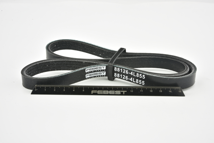 FEBEST 88126-4L855 serpentine belt PEUGEOT 205 II Hatchback 1.4 72hp 1988