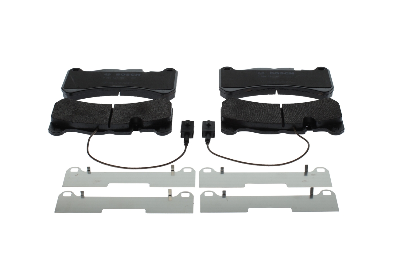 Número OEM 7 736 766 4 - Pastilhas de travão 0 986 424 104 FIAT, ALFA ROMEO, LANCIA