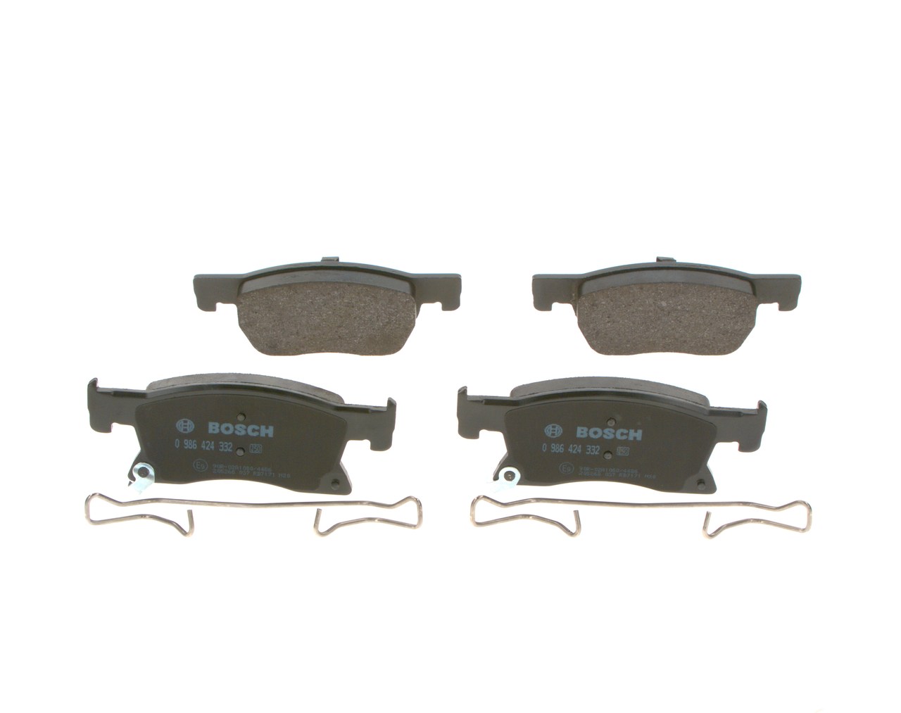 Número OEM 95 52 6566 - Juego de pastillas de freno 0 986 424 332 OPEL, CHEVROLET, VAUXHALL