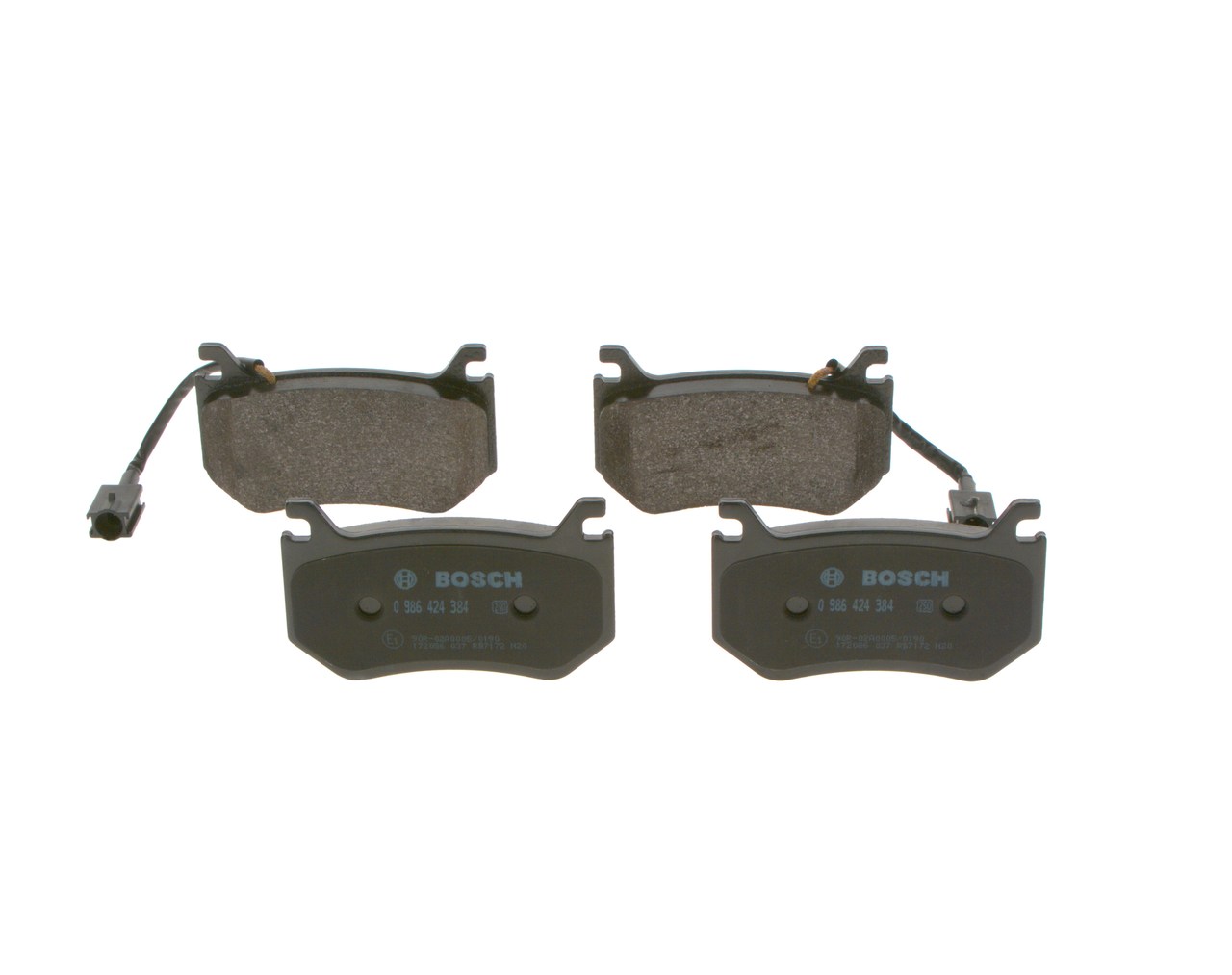 Numer OEM 7 736 766 6 - Klocki hamulcowe 0 986 424 384 FIAT, ALFA ROMEO