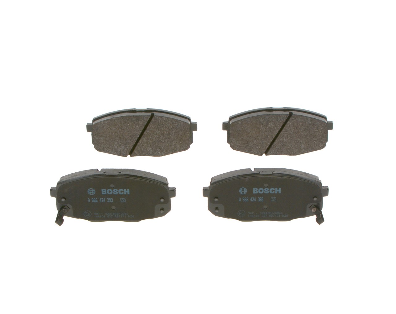Numer OEM 58101 M0A00 - Klocki hamulcowe 0 986 424 393 HYUNDAI, KIA