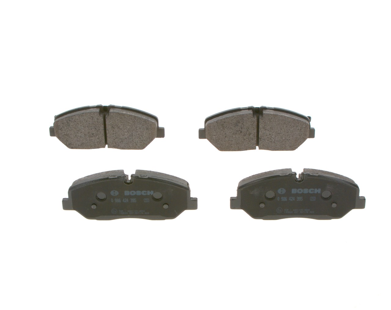 BOSCH 0 986 424 395 Bremssteine HYUNDAI H350 Kastenwagen