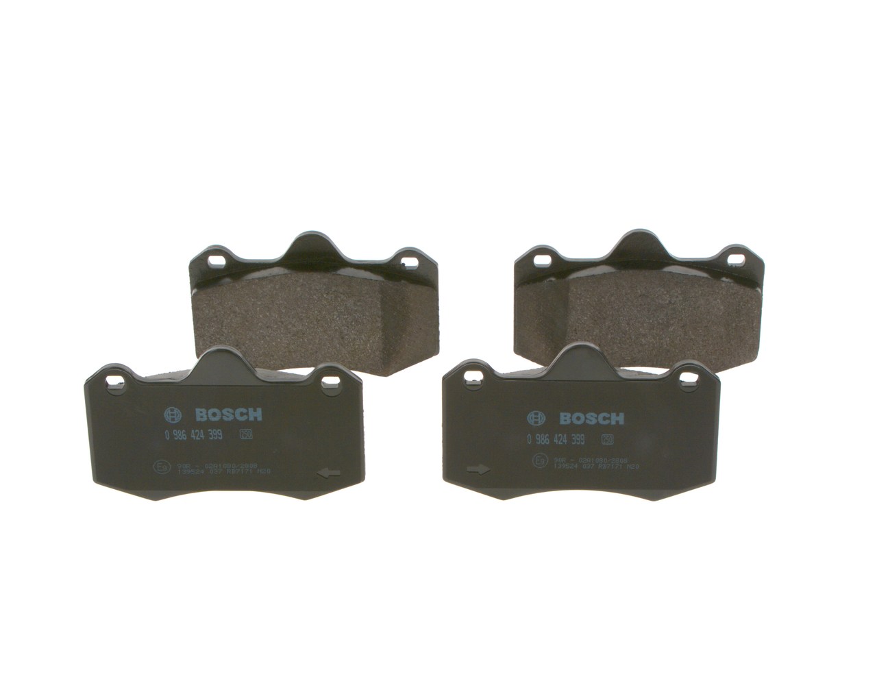 Numéro OEM 6LL 69 8 151 - Plaquettes de frein 0 986 424 399 RENAULT, AUDI, SEAT, DACIA, SKODA
