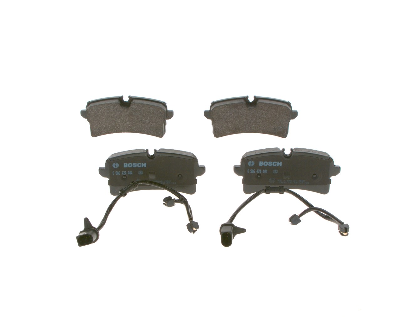 Número OEM 4H0 698 451 E - Juego de pastillas de freno 0 986 424 404 BMW, SEAT, AUDI, SKODA, PORSCHE