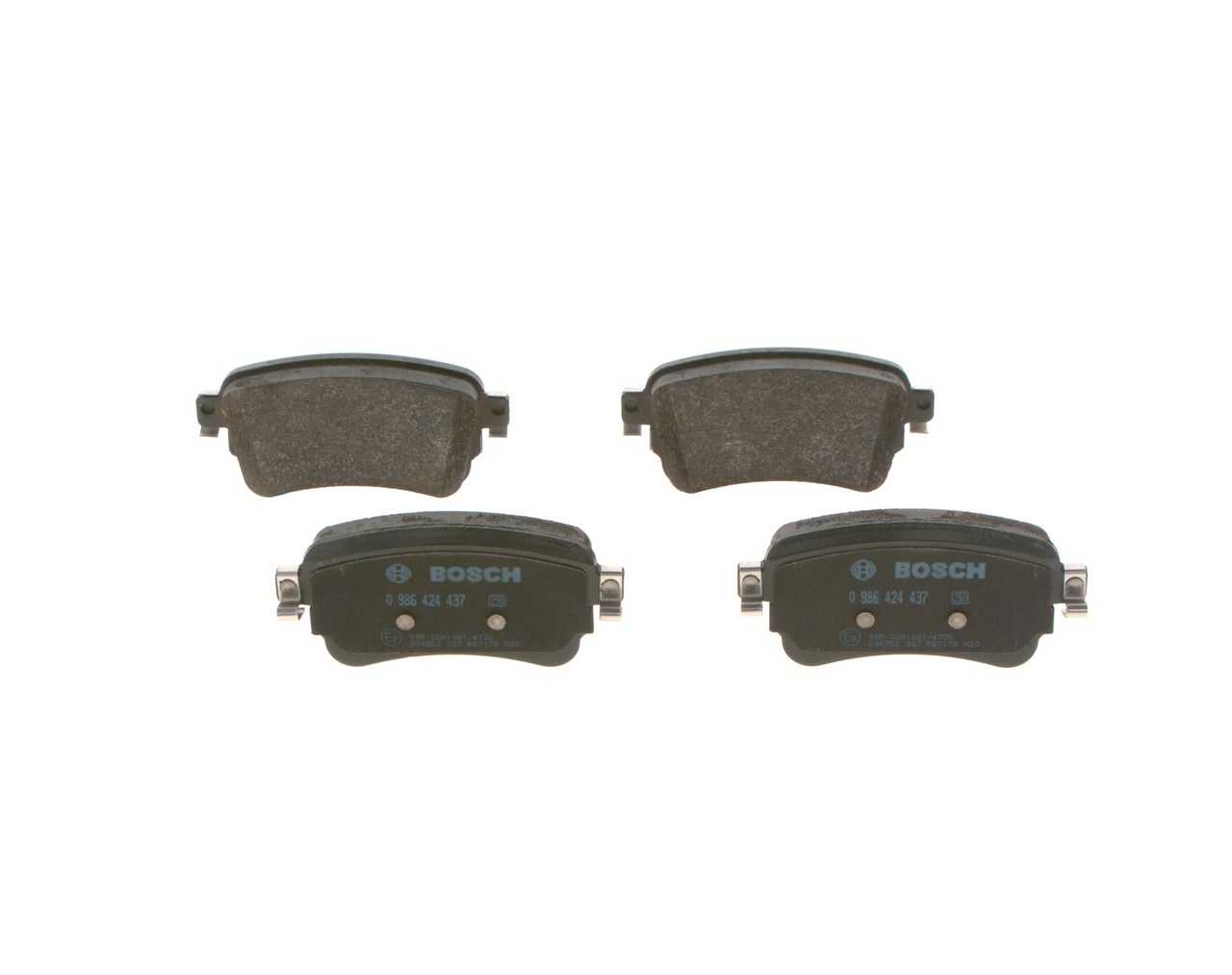 BOSCH 0 986 424 437 Bremsbelagsatz CITROËN Spacetourer (V_)