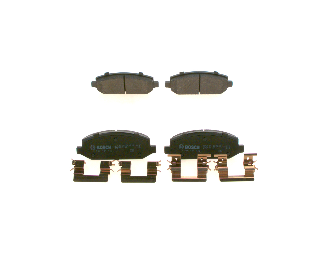 Numer OEM 90 41 415 - Klocki hamulcowe 0 986 424 440 OPEL, CHEVROLET, GMC