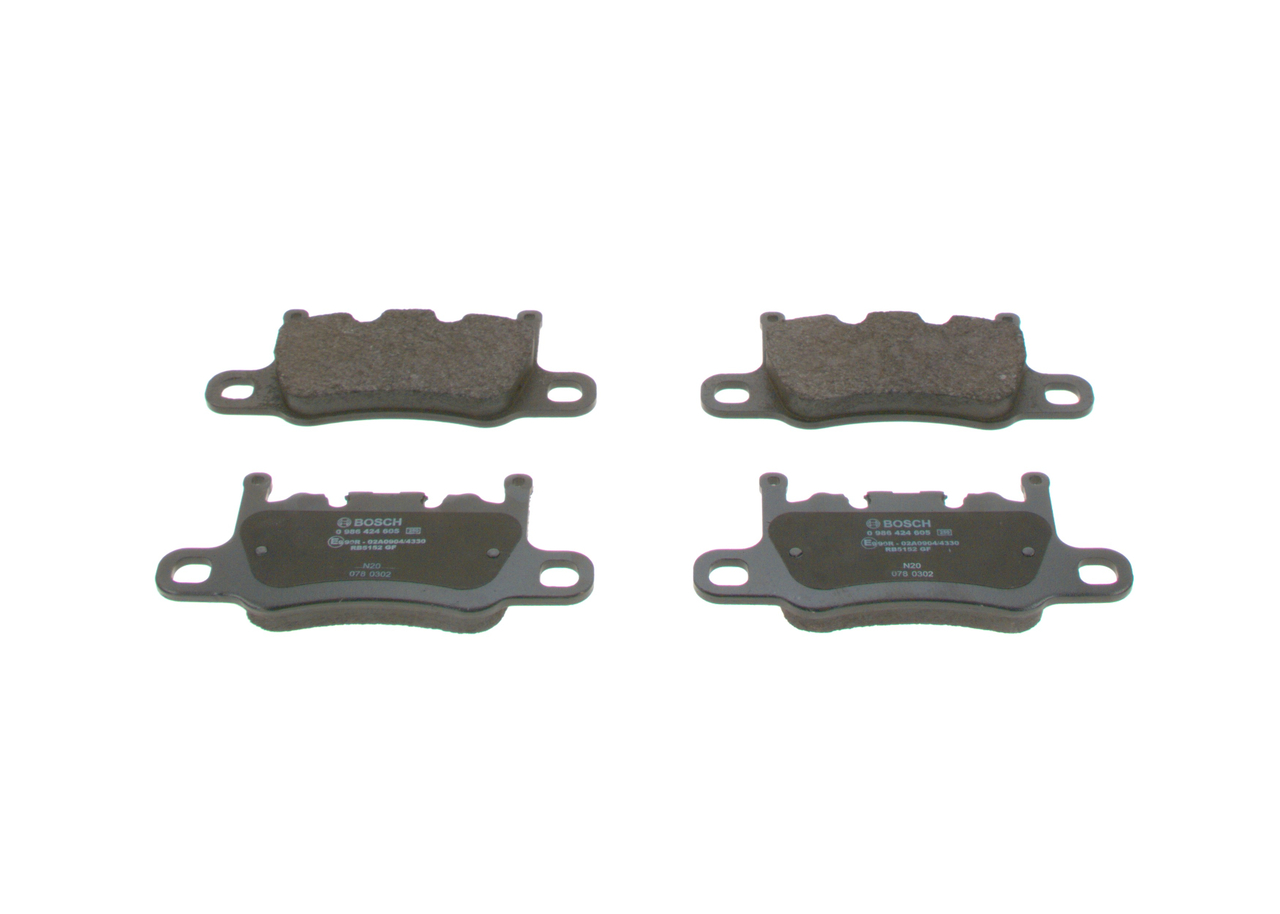 Numero OEM 991 352 948 80 - Kit pastiglie freni 0 986 424 605 PORSCHE