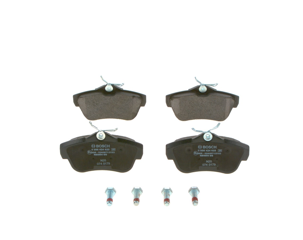 Número OEM SU001 A1 065 - Juego de pastillas de freno 0 986 424 625 PEUGEOT, CITROËN, TOYOTA, FIAT, LEXUS