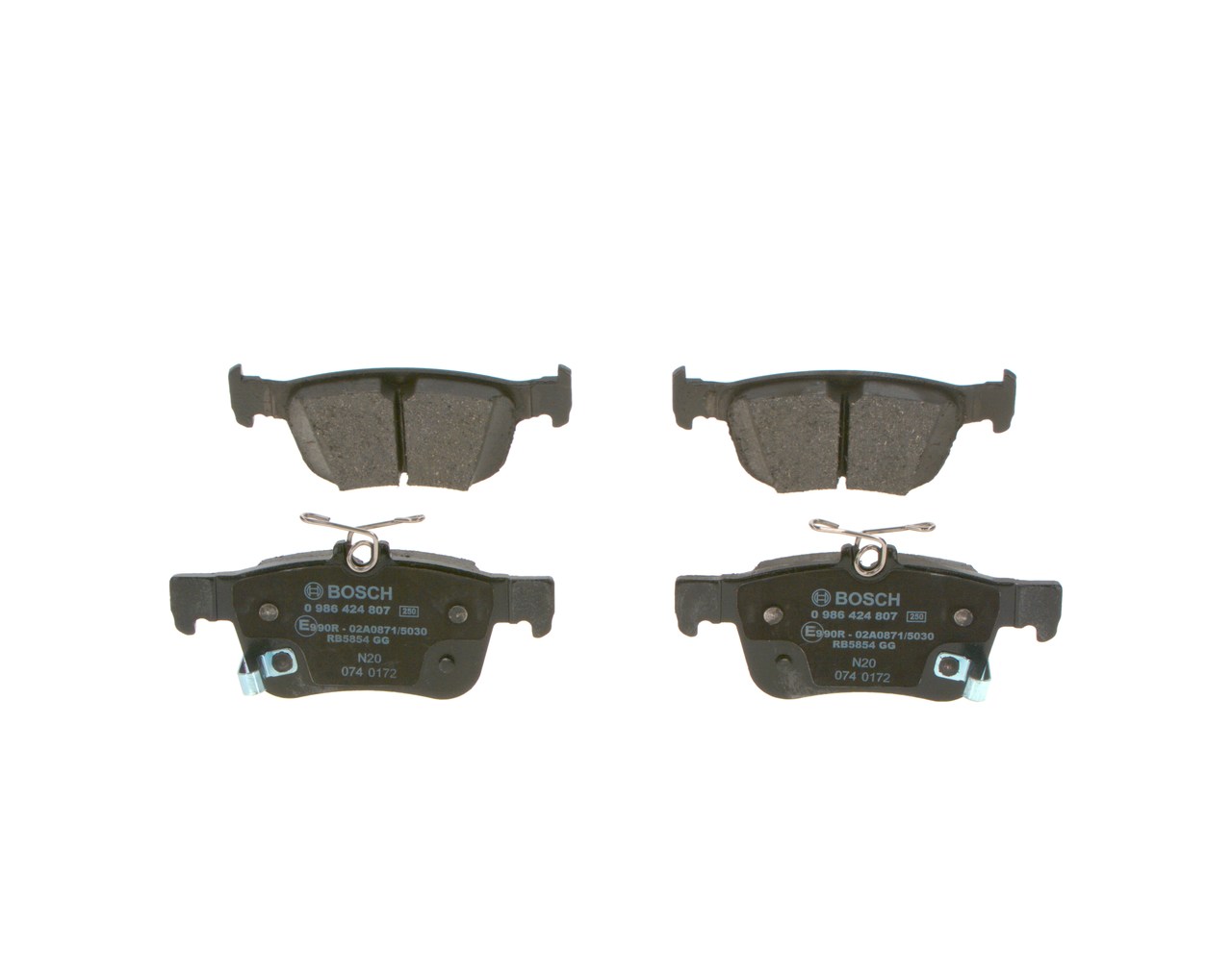 BOSCH 0 986 424 807 Bremsbelagsatz HONDA Civic IX Hatchback (FK)