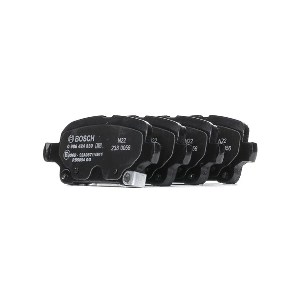 BOSCH 0 986 424 839 front silencer VAUXHALL Astra Mk7 (K) Hatchback (B16) 1.2 Turbo 145hp 2021