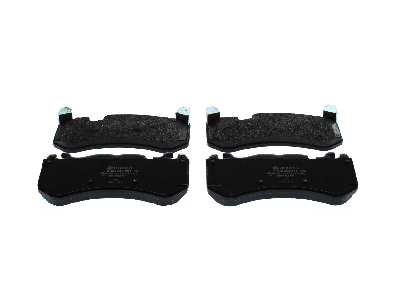 OEM-nummer A 000 420 91 00 - Remblokken 0 986 424 861 MERCEDES-BENZ