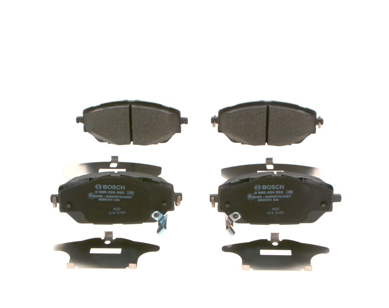 BOSCH | Pastilla con sensor de desgaste incorporado 0 986 424 865 TOYOTA Corolla XII Familiar (E210) 2023 baratos online