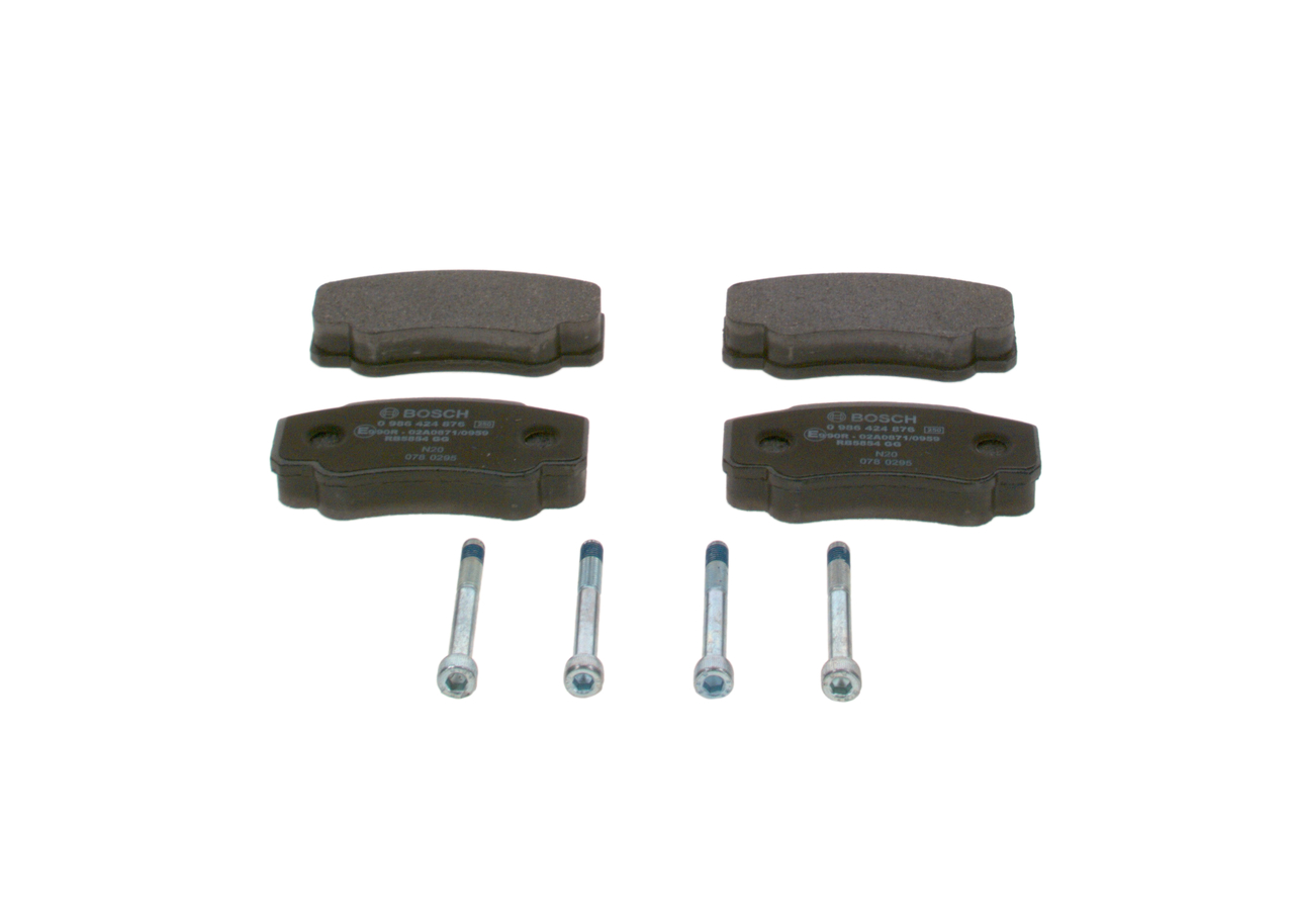 Número OEM 4254 43 - Juego de pastillas de freno 0 986 424 876 PEUGEOT, CITROËN, DS