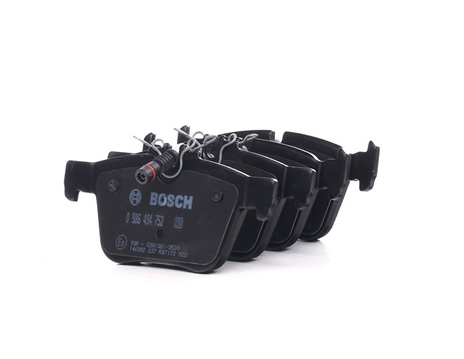 Número OEM A 000 420 82 00 - Pastilhas de travão 0 986 494 752 MERCEDES-BENZ