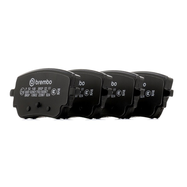 Bremsanlage MERCEDES-BENZ EQA (H243): Bremsbeläge BREMBO P 50 148