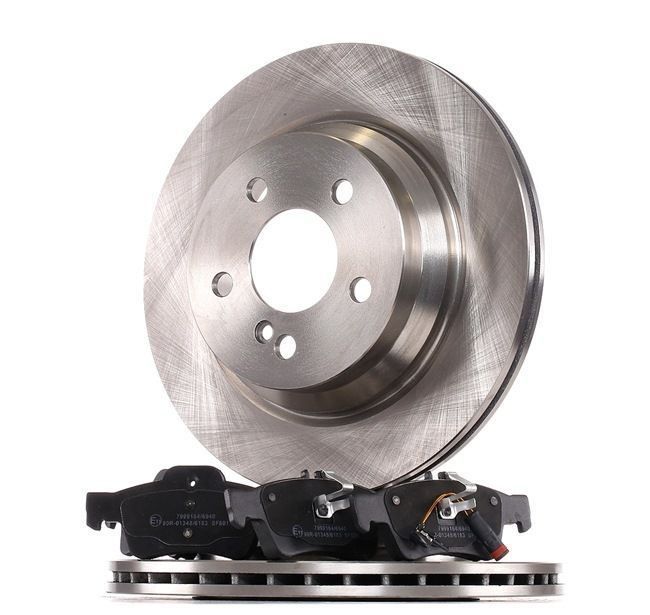 RIDEX 3405B0387 Bremsscheiben und -beläge Mercedes CLS c219