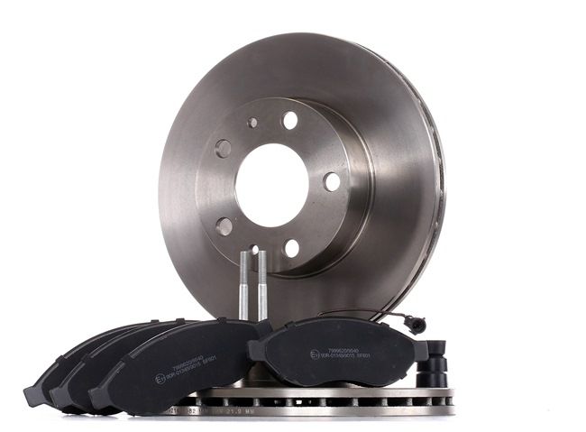 RIDEX | Kit freni Assale anteriore, con accessori, Tipo disco freno: ventilato, Con contatto segnalazione usura 3405B0388 ALFA ROMEO 159 Sedan (939) 2011 economici online