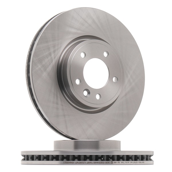 Disco de freno 82B2725 RIDEX LAND ROVER Discovery V (L462) 3.0 SCV6 4x4 2018 340 cv
