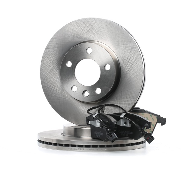 Kit dischi e pastiglie 3405B0409 RIDEX Volkswagen Touareg I (7LA, 7L6, 7L7) 2.5 R5 TDI 2008 163 CV
