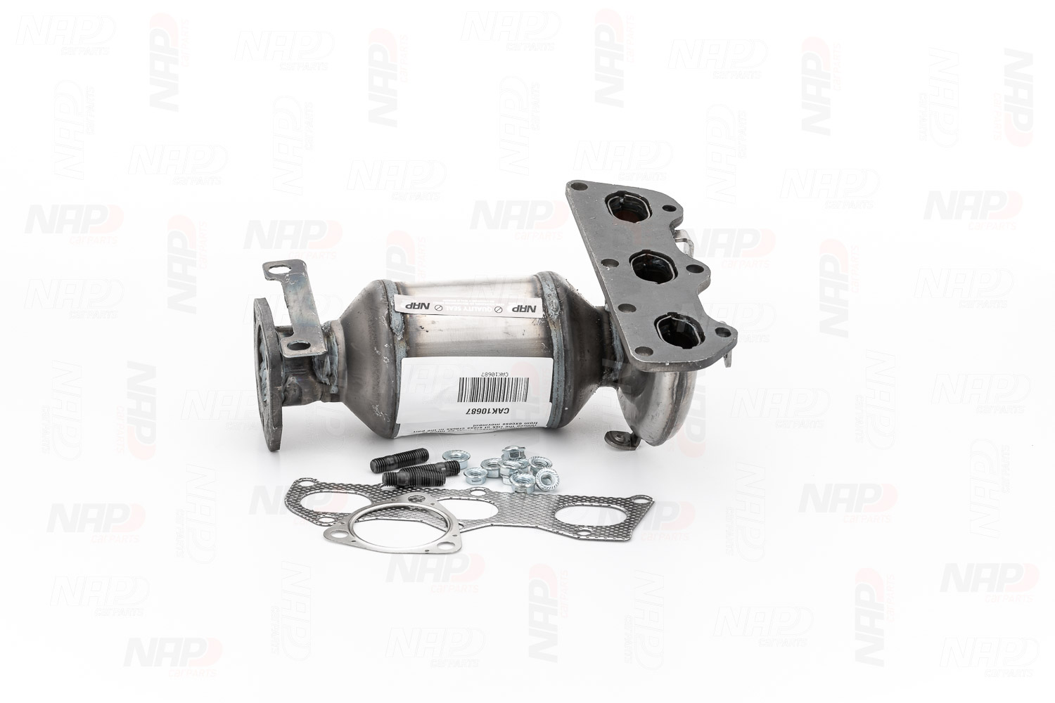 Número OEM 03E 253 020 FX - Catalizador CAK10687 SEAT, AUDI, SKODA