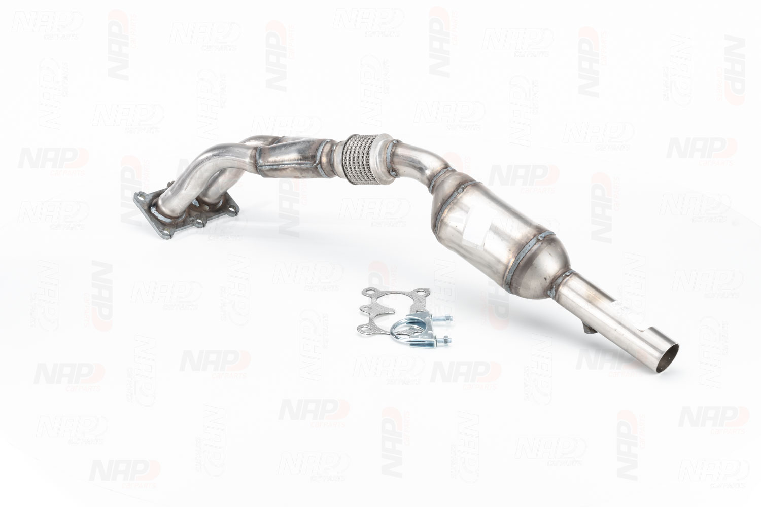 Catalytic converter CAK10750 NAP carparts 6K0 253 060 CX AUDI, MERCEDES-BENZ, SEAT, SAAB