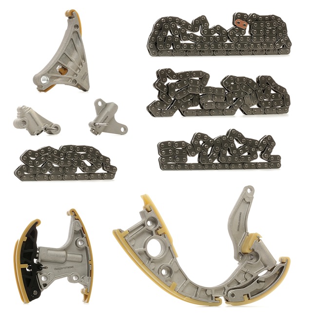 Kit catena distribuzione 1389T2474 RIDEX Volkswagen Touareg I (7LA, 7L6, 7L7) 3.0 V6 TDI 2006 225 CV