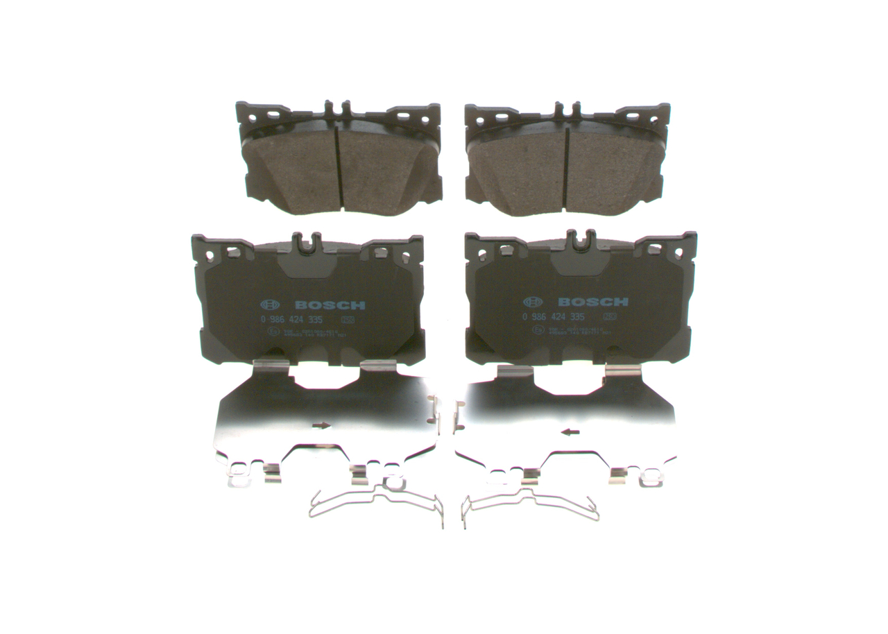 BOSCH 0 986 424 335 Bremsbelag MERCEDES-BENZ GLC SUV (X253)