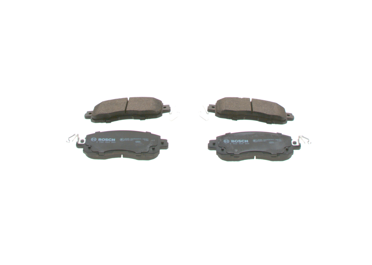 Número OEM D1060 3TS0A - Juego de pastillas de freno 0 986 424 509 NISSAN, INFINITI