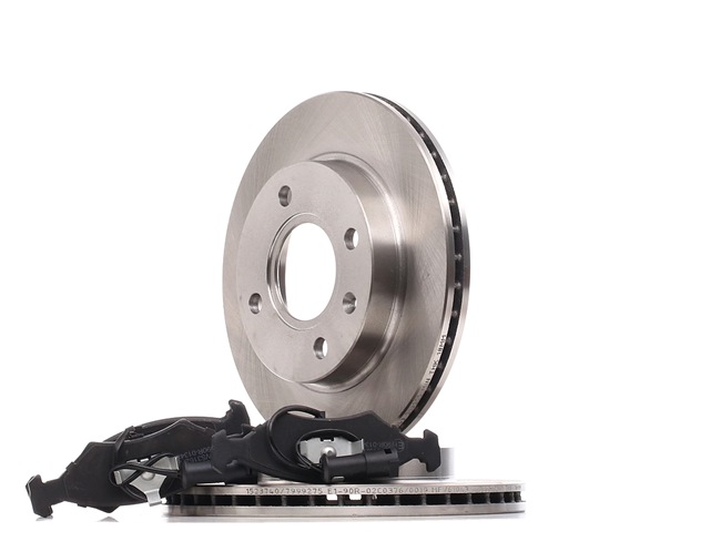 Kit de discos de freno y pastillas 3405B0422 RIDEX FORD Fiesta Mk4 Hatchback (JAS, JBS) 1.4 i 16V 1998 90 cv
