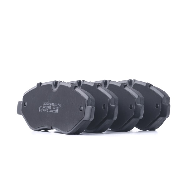 Bremsbeläge 402B1426 RIDEX 0084205020 für Verschleißwarnanzeige vorbereitet, Vorderachse, mit Anti-Quietsch-Blech