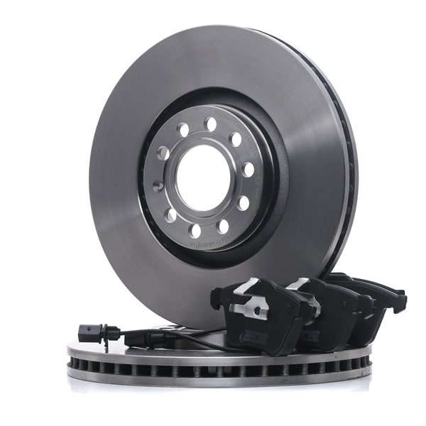 Kit dischi e pastiglie 3405B0438 RIDEX AUDI A4 B6/B7 Cabrio (8H7, 8HE) 2.4 2003 170 CV