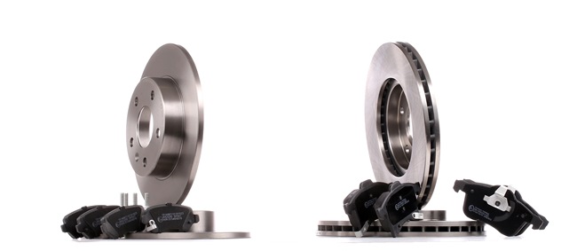 Número OEM 16 05 086 - Kit de discos de freno y pastillas 3405B0447 PEUGEOT, FORD, OPEL, HONDA, KIA