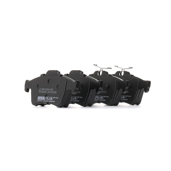 Bremsklötze 402B0008P RIDEX PLUS PEUGEOT 5008 I (0U_, 0E_) 1.6 HDi 2015 110 PS