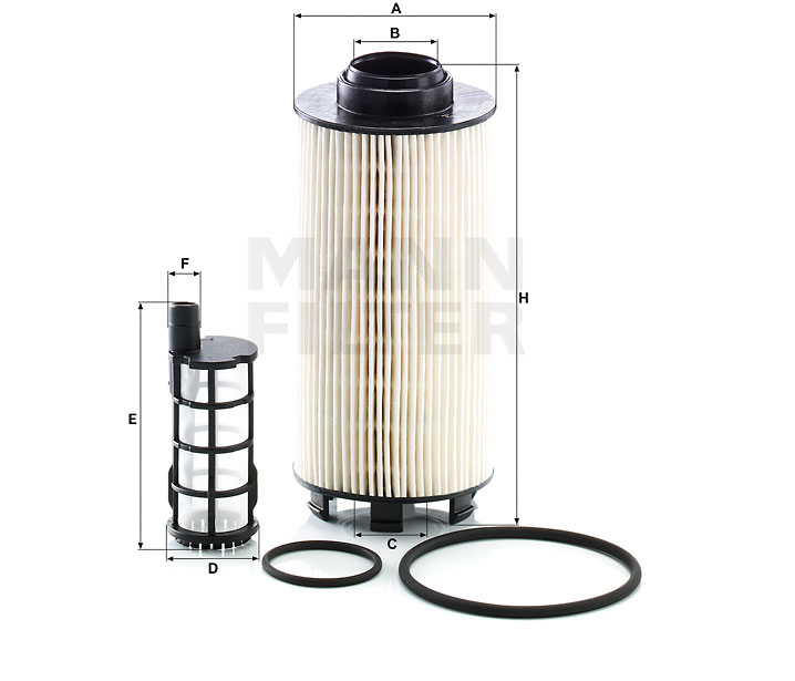 Numer OEM A 936 090 65 52 - Filtr paliwa PU 8010/1-2 x MERCEDES-BENZ, DAIMLER