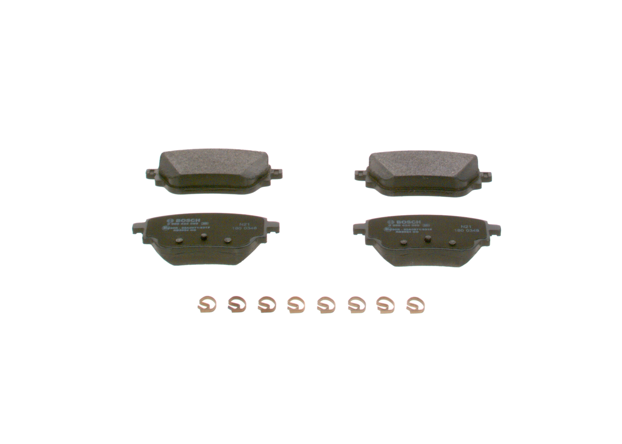 BOSCH 0 986 424 889 Bremssteine MERCEDES-BENZ A-Klasse (W177)